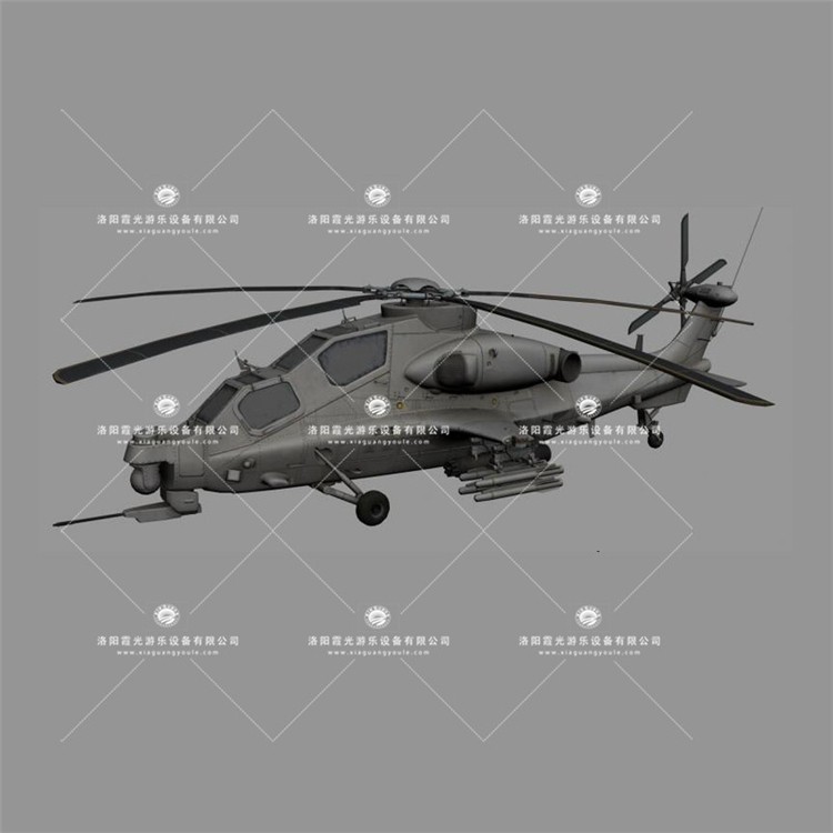 集美武装直升机3D模型